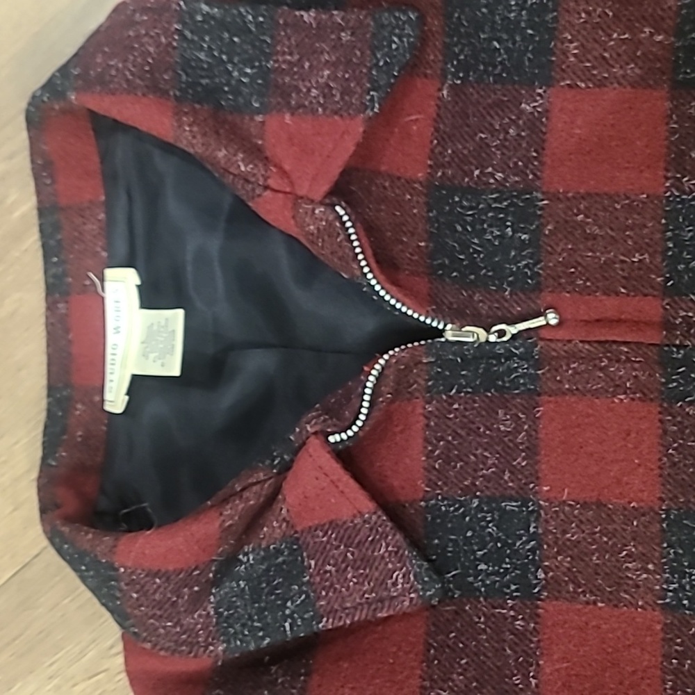 Studio Works Large Red / Black Flannel jacket - Picture 2 of 5